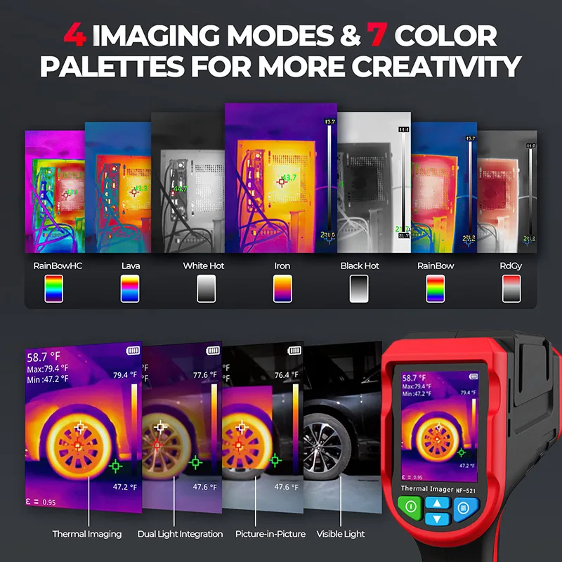 NOYAFA NF-521 Ручная тепловизи – обзор и цена Nf 521 Thermal Imaging Camera
